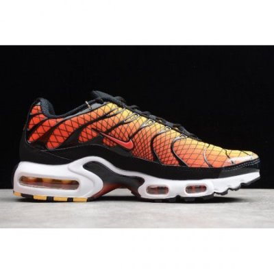 Nike Erkek Air Max Plus Txt Siyah / Kırmızı / Sarı Koşu Ayakkabısı Türkiye - VFGZE5AD